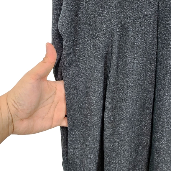 Suzen Women's Vintage Wool Blend Long Sleeves Button Front Maxi Dress - L - Picture 4 of 10